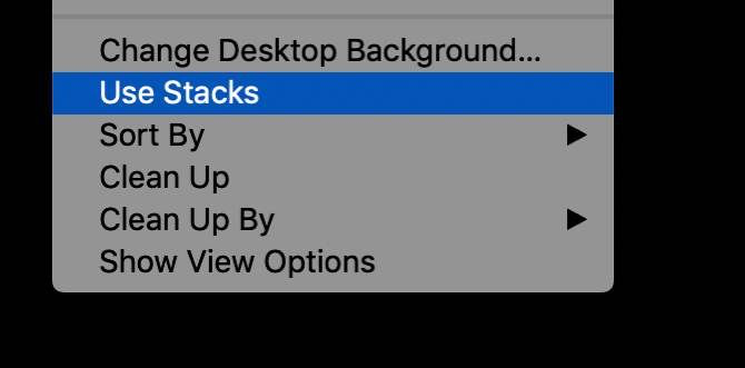 在Mac桌面上打开折叠