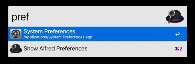 Alfred搜索带来了首选项