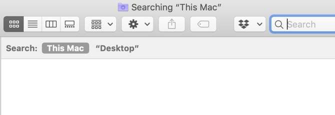 使用键盘快捷键搜索Mac
