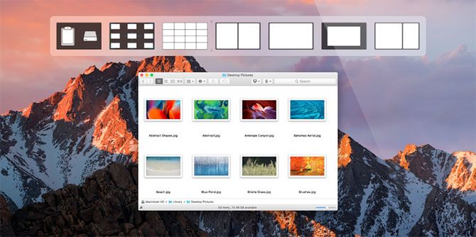 Mosaic提供了多种在macOS上组织Windows的方法