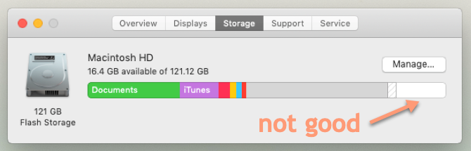 Mac储存空间不足