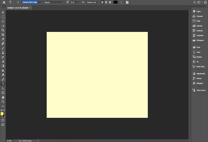 Photoshop中折叠组的示例