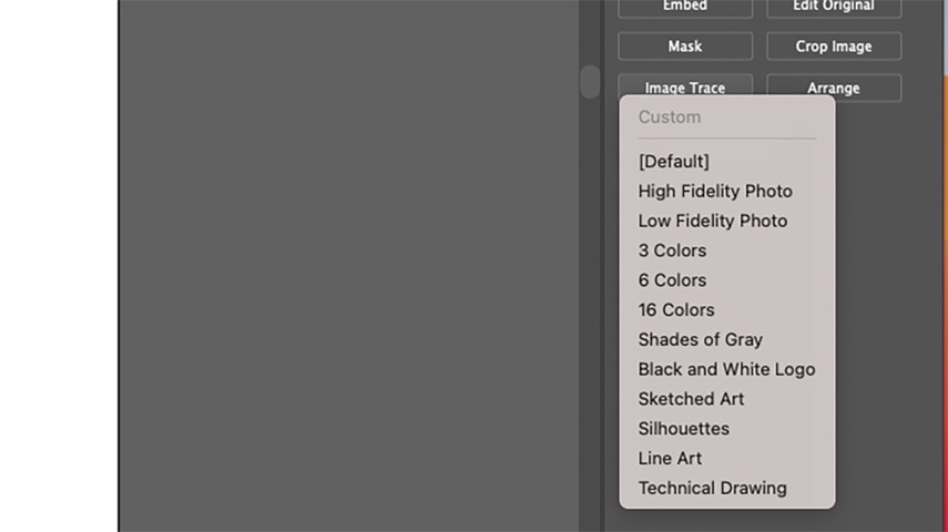 6-illustrator Mac中的图像跟踪按钮选项.jpg