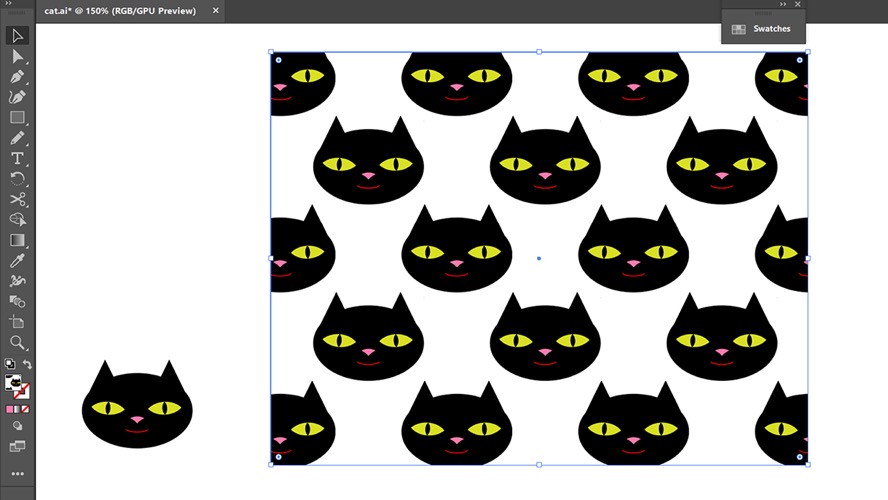 6-illustator Mac中猫图案样例砖布局.jpg