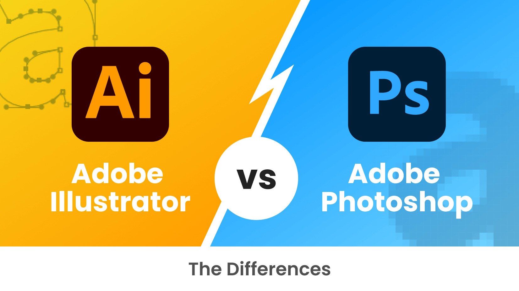 illustrator vs photoshop