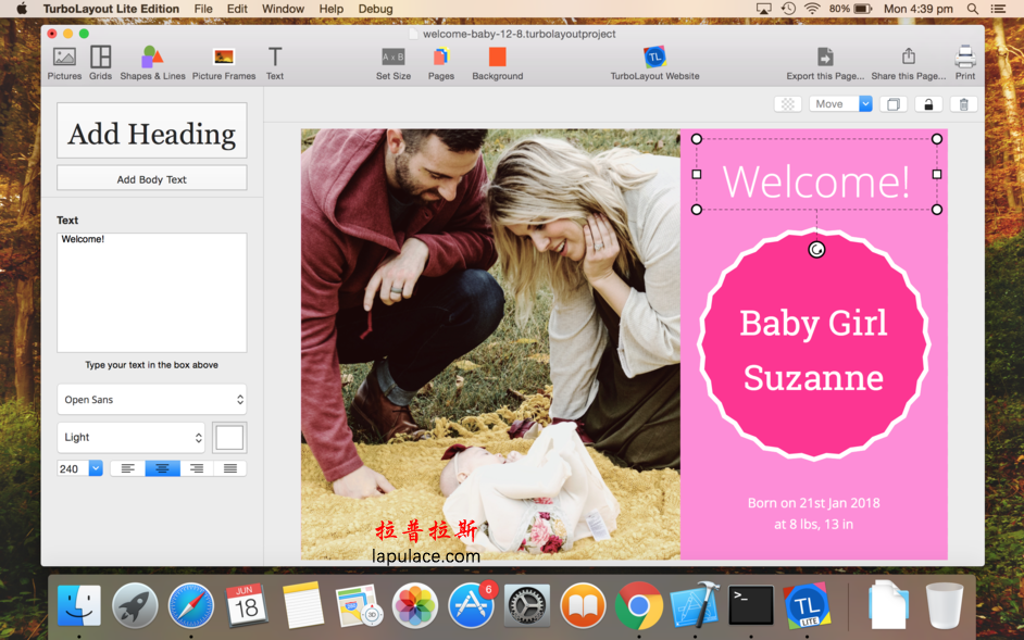 1502585b88e822d6cf00DrhQY TurboLayout for Mac 2.0.16 易用的图形设计软件 中文破解版下载