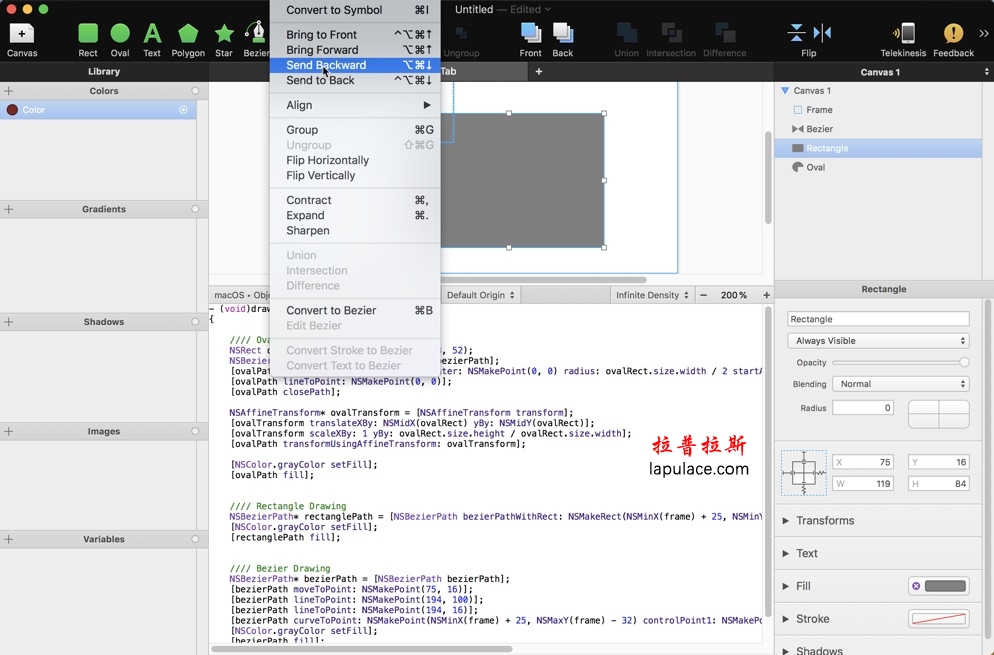 PaintCode 3 for Mac 3.3.10 破解版下载矢量绘图生成代码软件