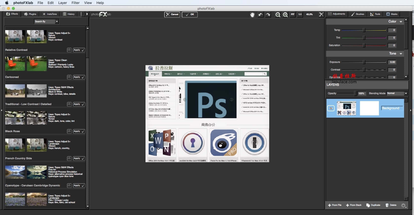 1139495ba073859bb9dJJj1J2 Topaz Labs Plug-In Bundle for mac 201809 ps滤镜插件包 破解版下载
