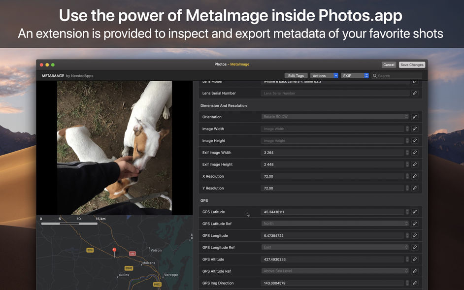 MetaImage for Mac 1.3.2 编辑图像的元数据 中文破解版下载