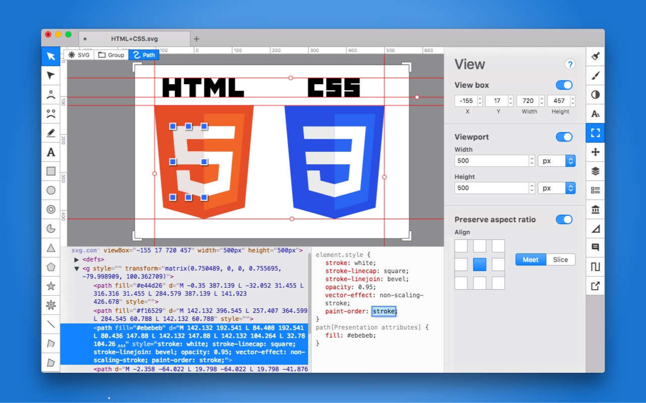 Boxy SVG for Mac SVG矢量图形编辑软件 破解版下载 注册机 序列号