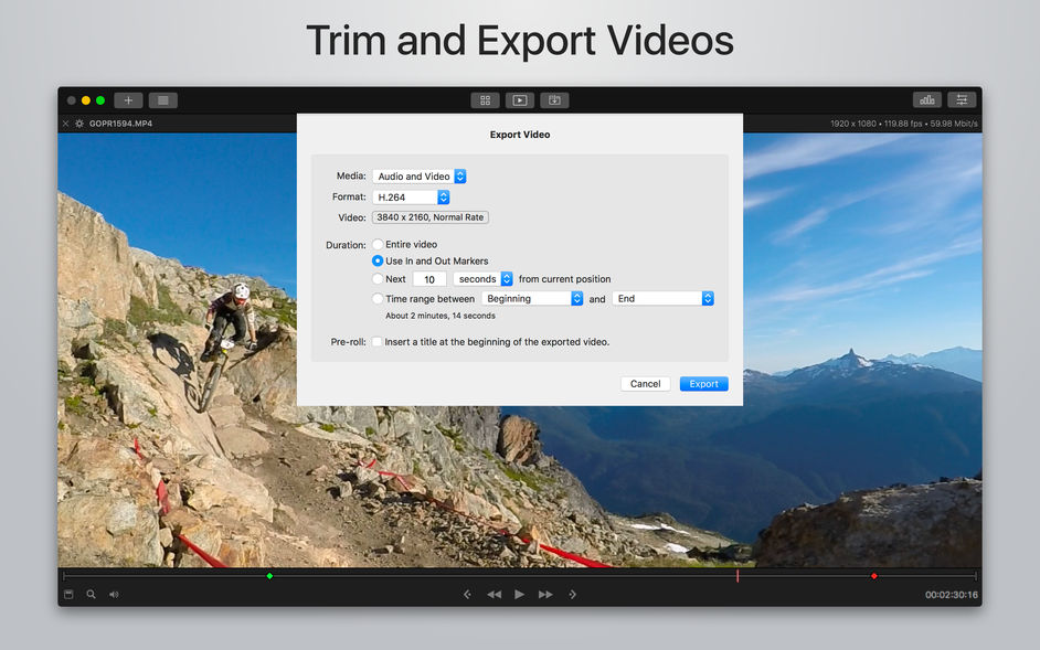 Videoloupe for Mac 1.2.1 多功能视频播放器 破解版下载