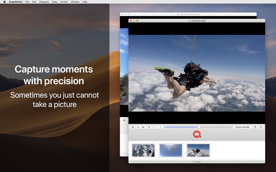 1344475bff7ccf5ee53S0z9R4 SnapMotion for Mac 4.2.7 从视频中提取无损图像 中文破解版下载