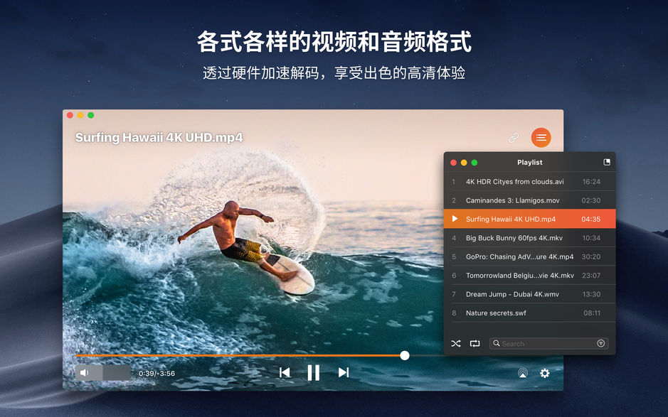 Elmedia Player Pro for Mac 7.0 多媒体播放器 中文破解版下载