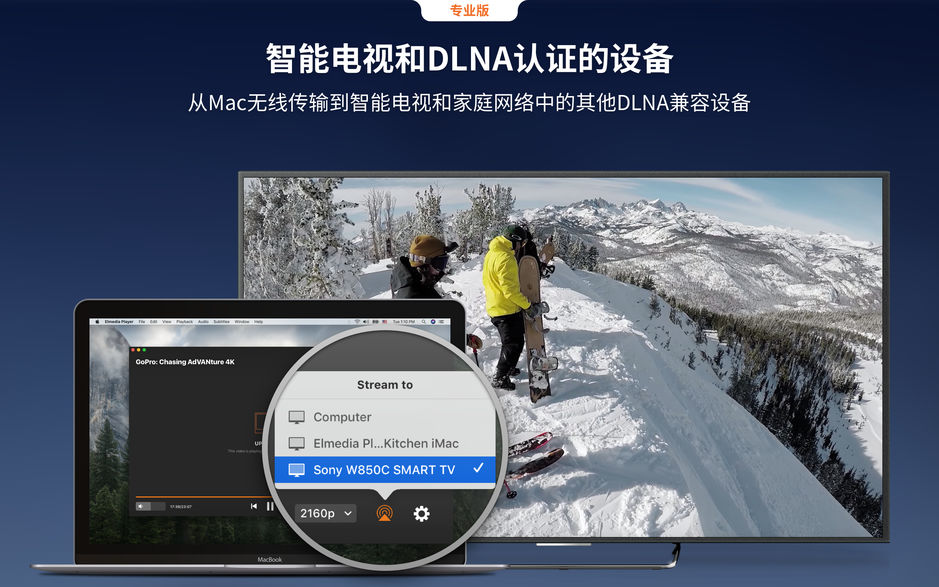 Elmedia Player Pro for Mac 7.0 多媒体播放器 中文破解版下载