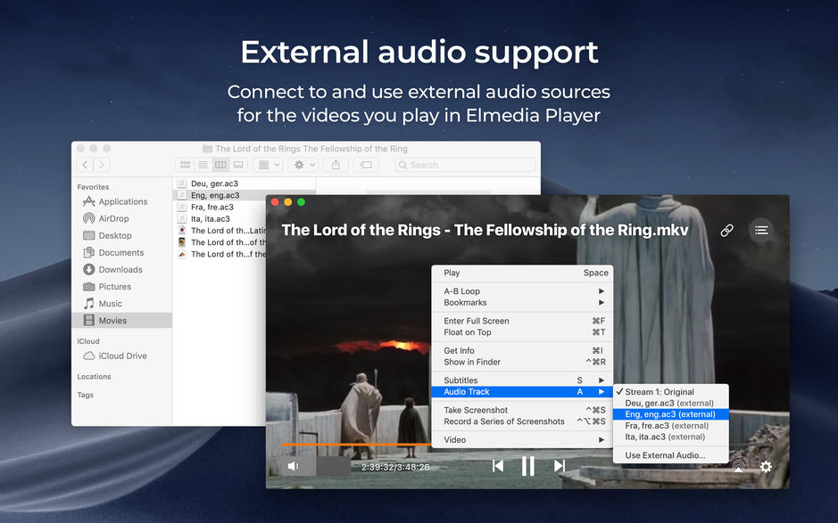 Elmedia Player Go for Mac 7.1 专业的视频播放器 中文破解版下载