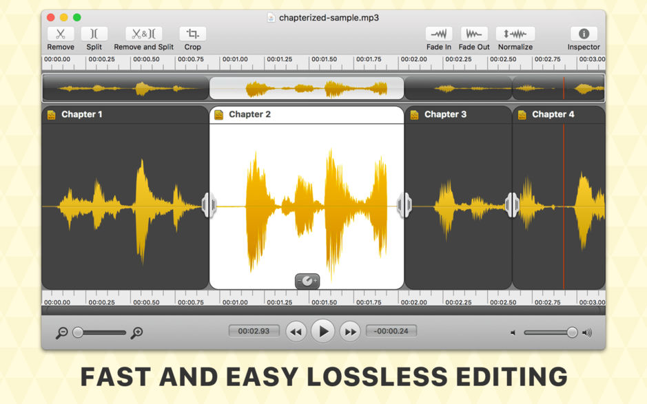 Fission for Mac 2.4.5 快速无损的音频编辑器 破解版下载