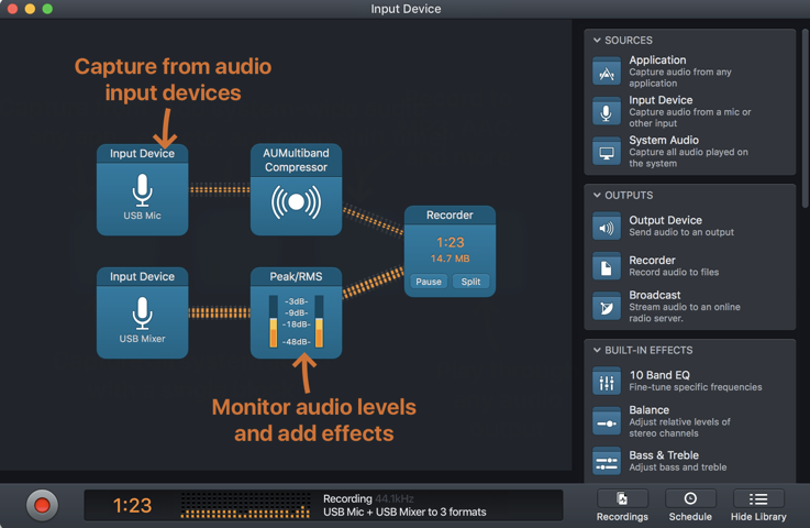 Audio Hijack for Mac 3.5.6 录制任何应用程序的音频 破解版下载