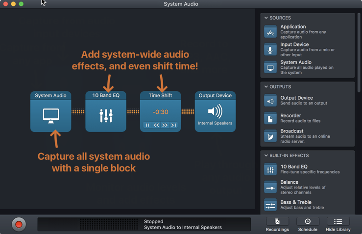 Audio Hijack for Mac 3.5.6 录制任何应用程序的音频 破解版下载