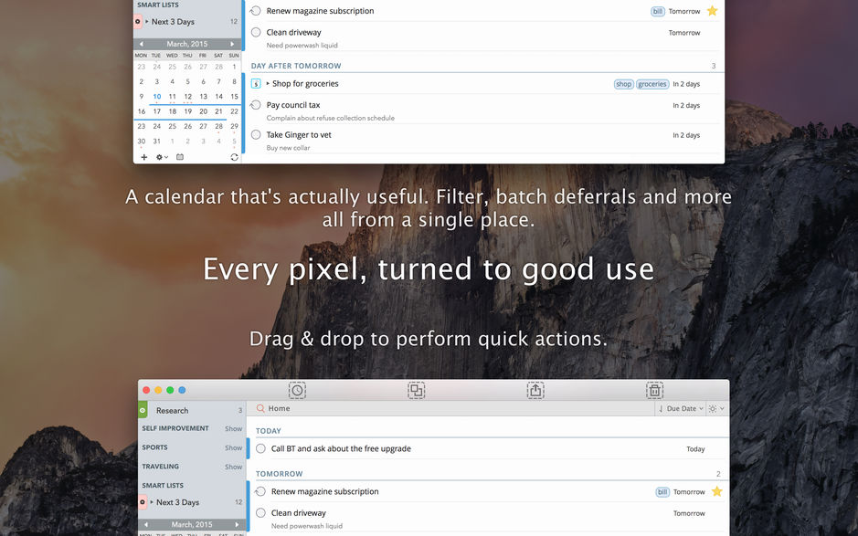 2Do for Mac 2.5.6 待办事项GTD任务管理 中文破解版下载