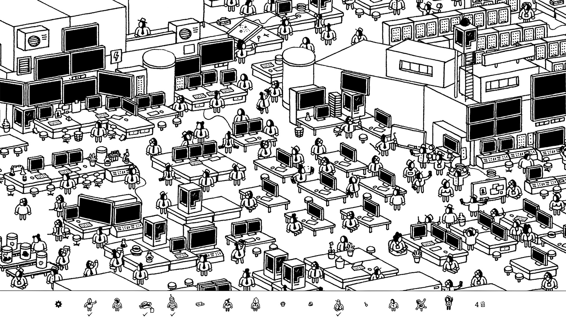 Hidden Folks for Mac v1.6.4 隐藏的人 手绘风格找茬游戏