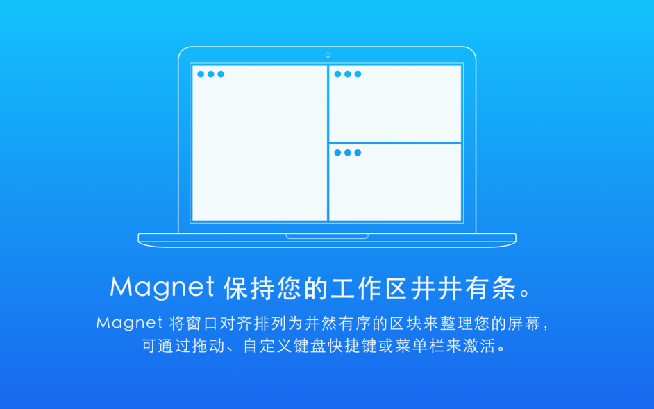1332305c4e93eebeb95N0VRYL Magnet for Mac 2.4 窗口管理软件 中文破解版下载