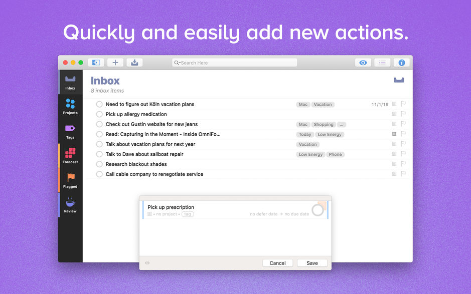 OmniFocus Pro 3 for Mac 3.2.1 GTD任务管理器 中文破解版下载