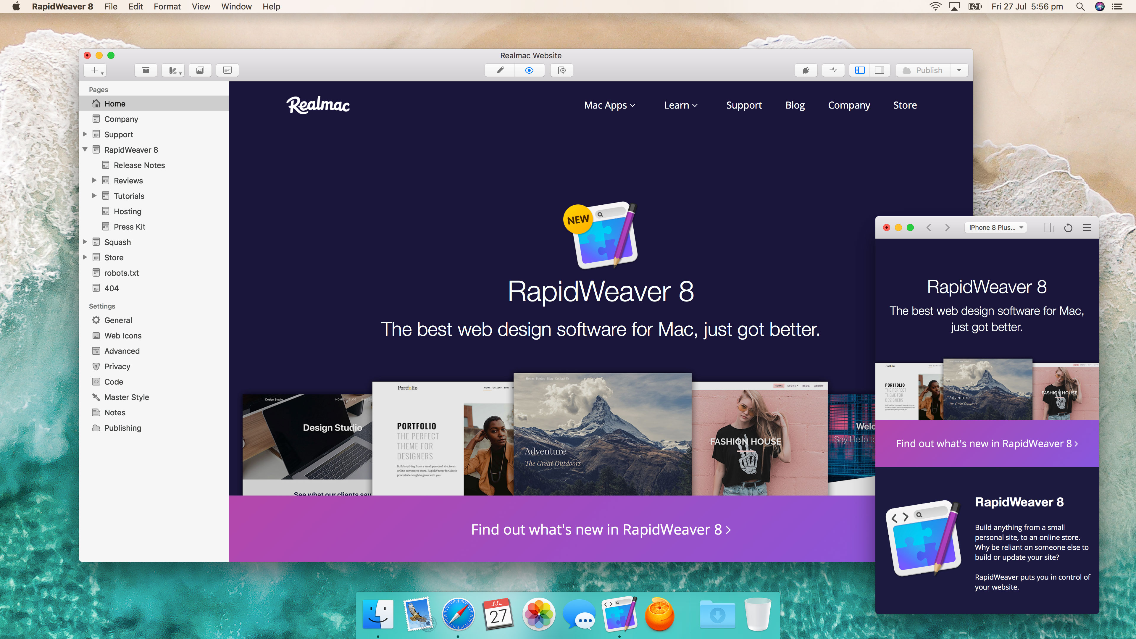 RapidWeaver 8 for Mac v8.1.6 Web设计应用程序 破解版下载