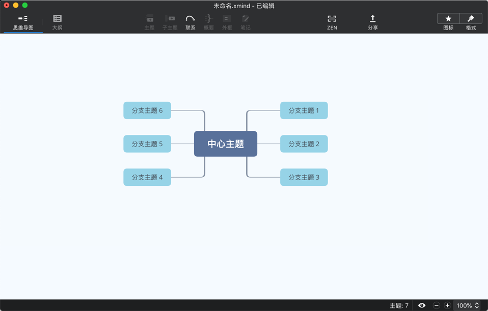 XMind: ZEN for Mac 9.1.3 思维导图工具 中文破解版下载 