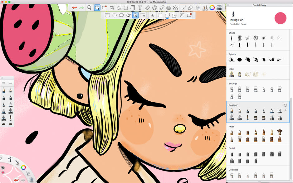 Autodesk SketchBook Pro 2019 for Mac 专业的绘画软件 中文破解版下载