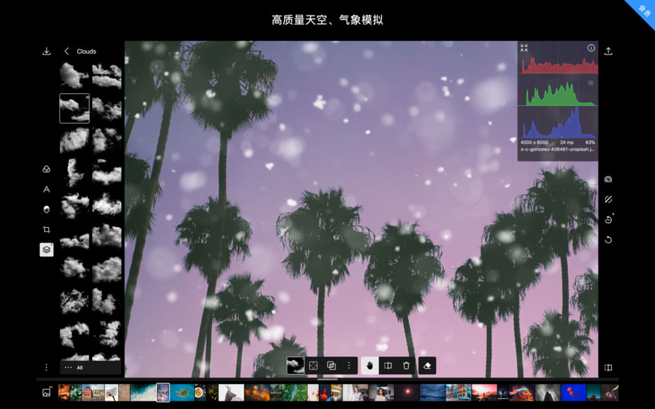 泼辣修图 Polarr Photo Editor Pro for Mac 5.4.9 中文版破解版下载