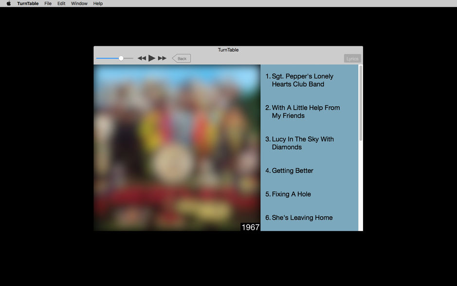 TurnTable for Mac v3.2.3 iTunes音乐播放器 破解版下载