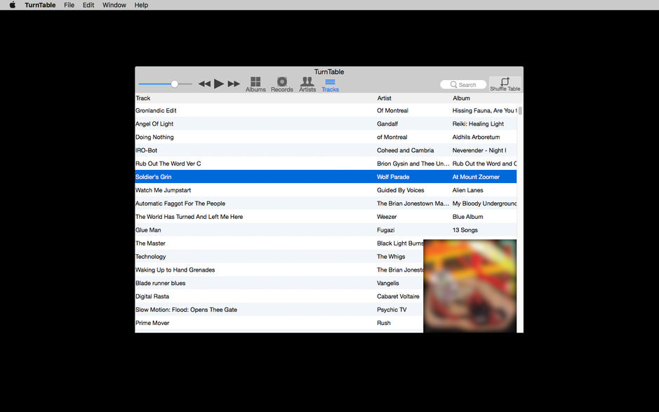 TurnTable for Mac v3.2.3 iTunes音乐播放器 破解版下载