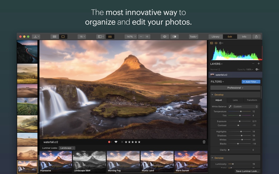 Luminar 3 for Mac v3.1.0 智能照片编辑器 中文破解版下载