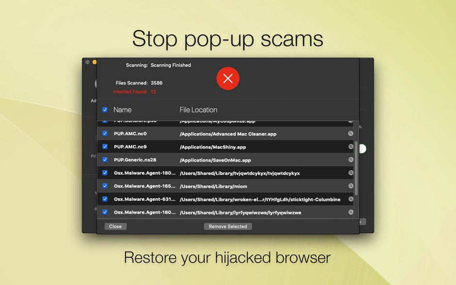 Adware Zap Browser Cleaner for Mac v2.5.2 删除浏览器扩展程序