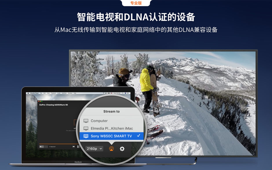 Elmedia Player Pro for Mac v7.4 多功能媒体播放器 中文破解版下载