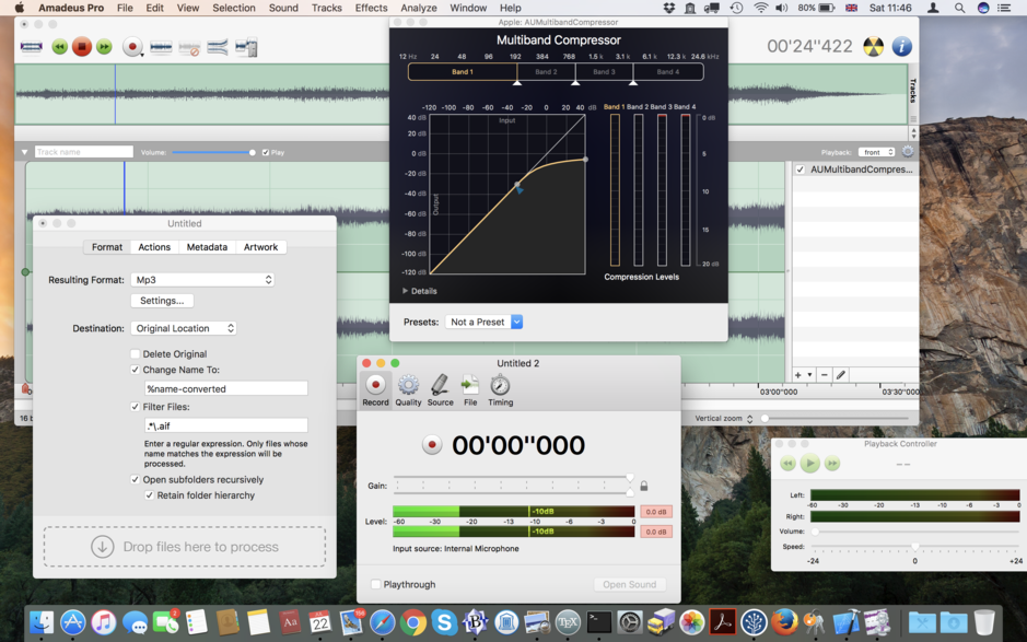Amadeus Pro for Mac 2.6 音频编辑录制录音软件 中文破解版下载