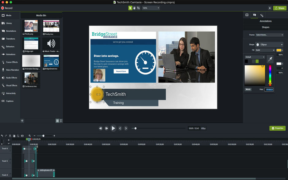 Camtasia 2019 for Mac v2019.0.1 屏幕录制和制作工具 破解版下载