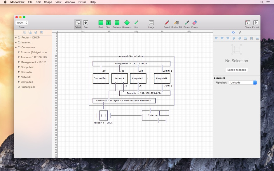 Monodraw for Mac 1.4 ASCII艺术编辑器 破解版下载