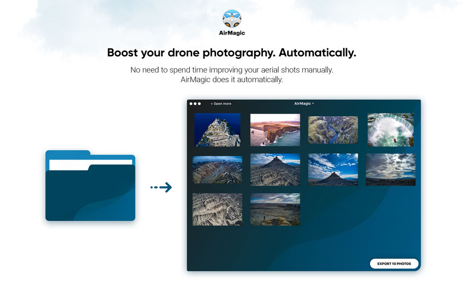 AirMagic for Mac v1.0.0 人工智能无人机照片增强工具 中文破解版