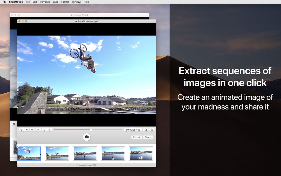 SnapMotion for Mac 4.3.0 从视频中提取无损截图 破解版下载