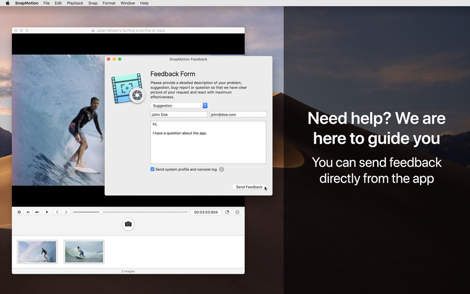 SnapMotion for Mac 4.3.0 从视频中提取无损截图 破解版下载
