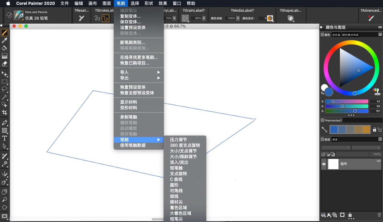 Corel Painter 2020 for Mac v20.0.0.256 艺术绘画软件 中文汉化破解版