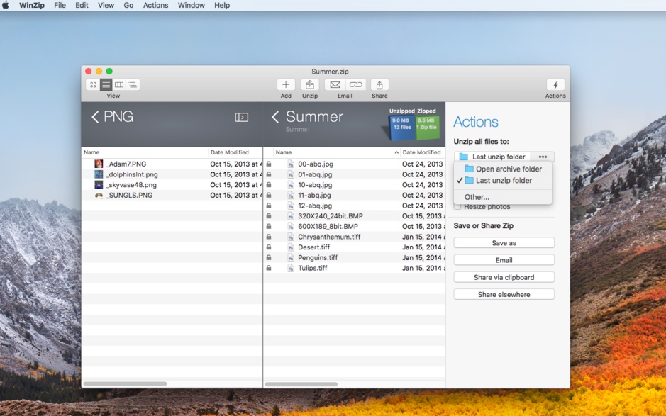 WinZip 7 for Mac 7.0.4521 老牌的压缩解压缩软件 破解版下载