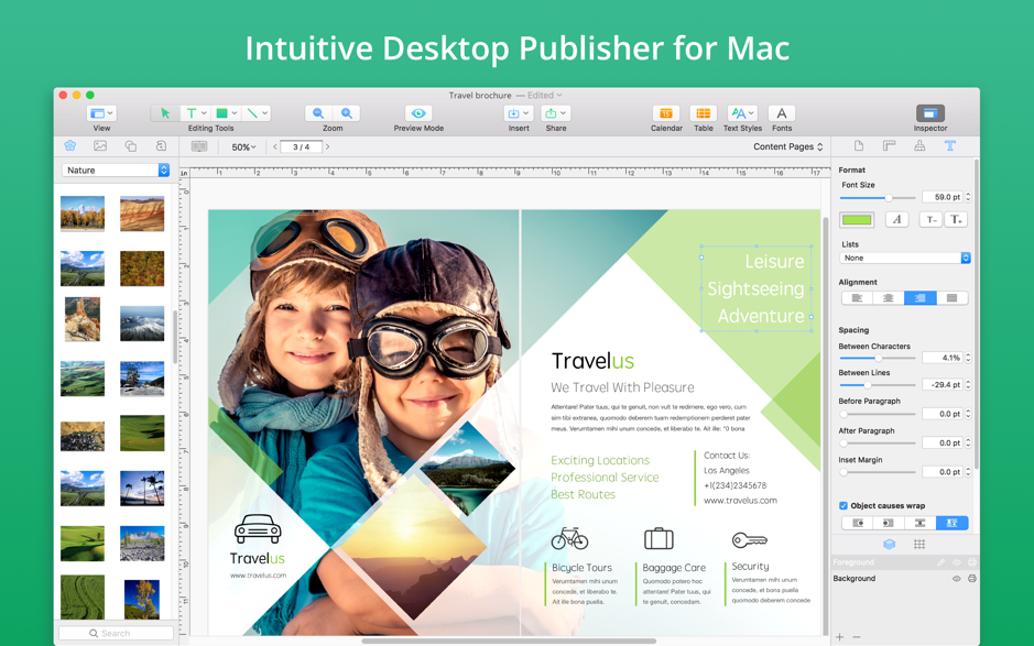 Swift Publisher 5 for Mac v5.0.11 高效桌面排版软件 破解版下载