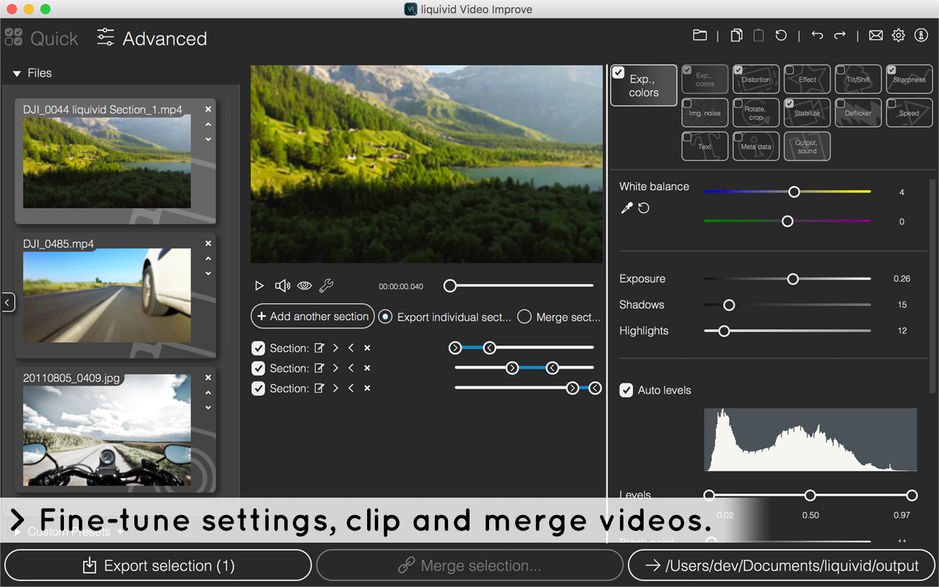 Liquivid Video Improve for Mac 2.5.1 视频和照片编辑器 中文破解版