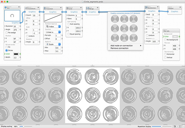 PatterNodes for Mac v2.2.2 创建图形模式，动画，渐变或插图