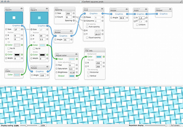 PatterNodes for Mac v2.2.2 创建图形模式，动画，渐变或插图