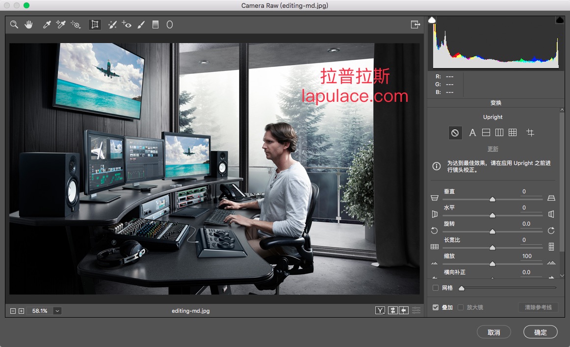 Adobe Camera Raw 11 for Mac 11.3.1 中文版Photoshop for Mac 软件 raw文件编辑插件