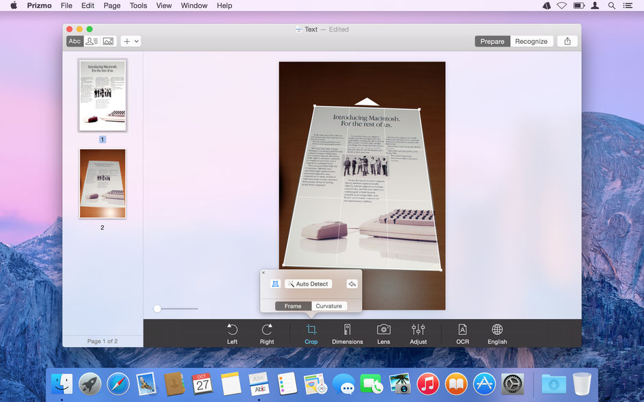 Prizmo Pro 3 for Mac v3.7.2 OCR光学文字识别工具 破解版下载