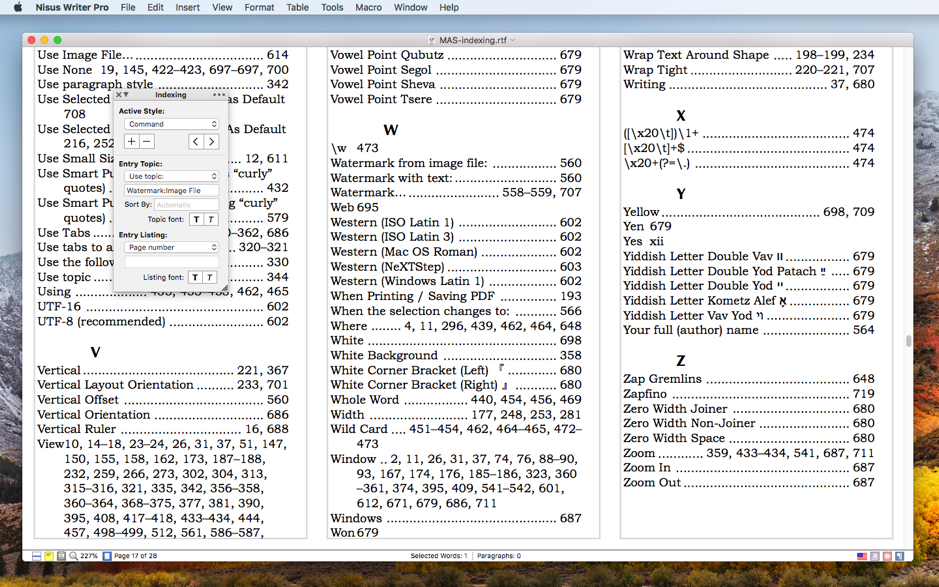 Nisus Writer Pro for Mac 3.0.3 文字处理器 书写工具 破解版下载